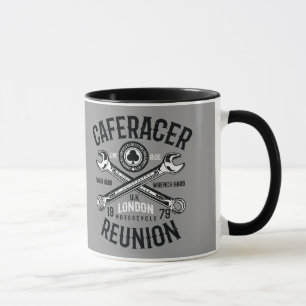 Mug Ace Cafe Racer Retrouvailles Travail dur Wrench du