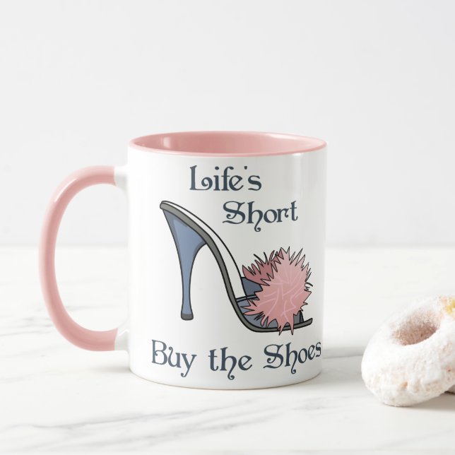 Mug Acheter les chaussures (Avec donut)