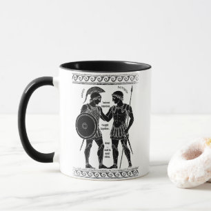 Mug Achille & Pétrole : Art Grec Grec Grec Ancien