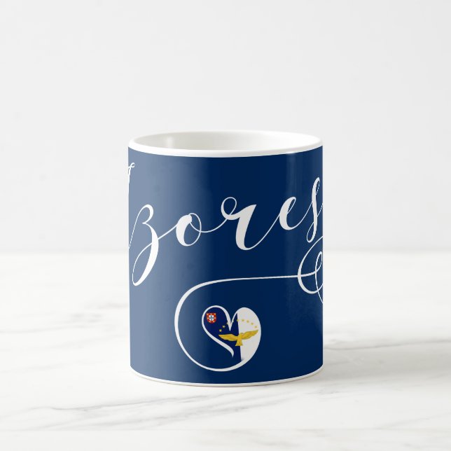 Mug Açores Drapeau Coeur, Portugal, Açores (Centre)