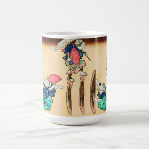 Mug Acrobat Cat, Hiroshige, Ukiyo-e