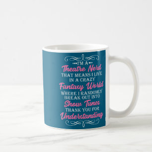 Mug Acteur Geek de Théâtre Drôle