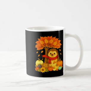 Mug Action de grâce Automne Hérisson Feuille Arbre d'a