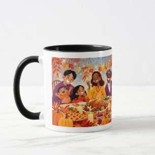 Mug Action de grâce Fête de famille Automne cosy