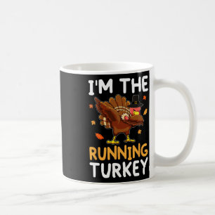 Mug Action de grâce Je suis la dinde qui court