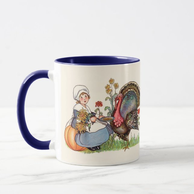 Mug Action de grâces vintage (Gauche)