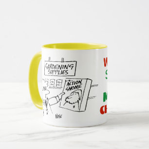 Mug Action Gnome dans le Garden Center