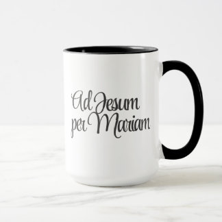 Mug Ad Jesum per Mariam (To Jesus through Mary) Coffee