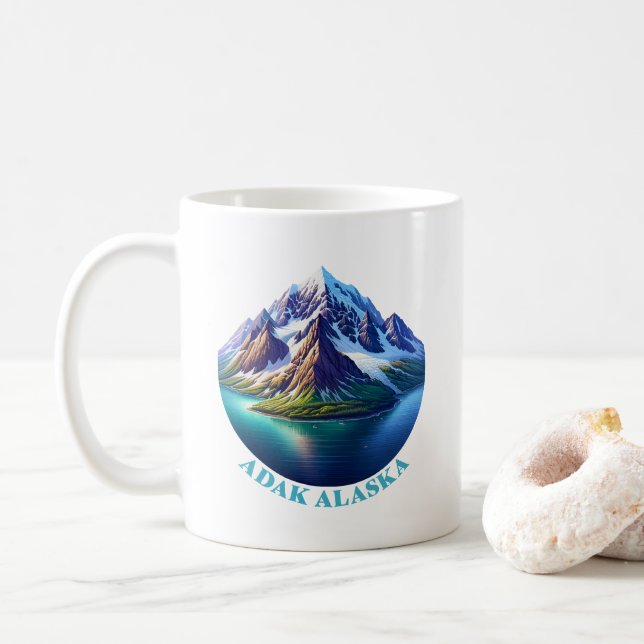 Mug Adak Alaska USA (Avec donut)