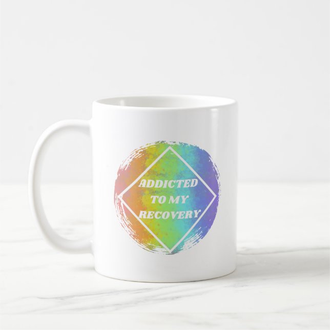 Mug Addicé À Ma Récupération - NA Narcotiques Anonyme (Gauche)