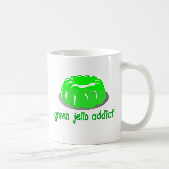 Mug Addict au Jello vert (Droite)