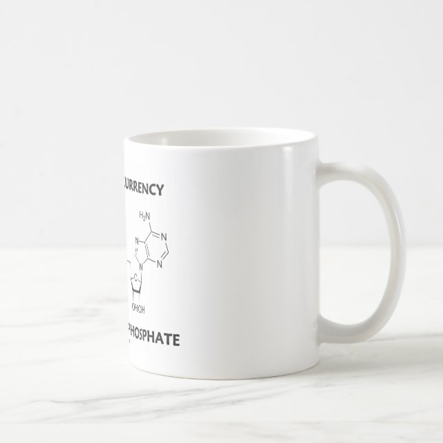 Mug Adénosine triphosphate moléculaire de devise (Droite)