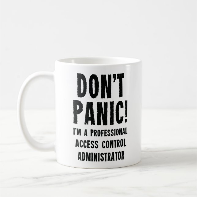 Mug Administrateur du contrôle d'accès (Gauche)