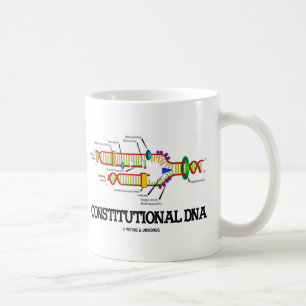 Mug ADN constitutionnelle (reproduction d'ADN)