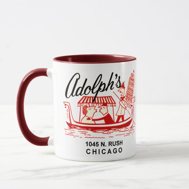 Mug Adolph's Restaurant, 1045 N. Rush St. Chicago (Gauche)