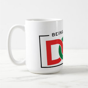 Mug ADOM "Être Noir C'est Génial" Tee à Encolure en V