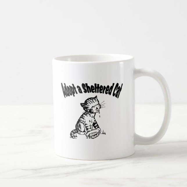 Mug Adopter un chat hébergé (Droite)