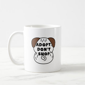 Mug Adopter une journée d'hébergement pour animaux dom