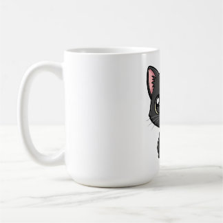 Mug Adorable Cartoon Black Cat
