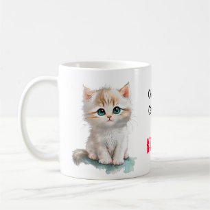 Mug Adorable chaton sans enfant dame pour Kamala