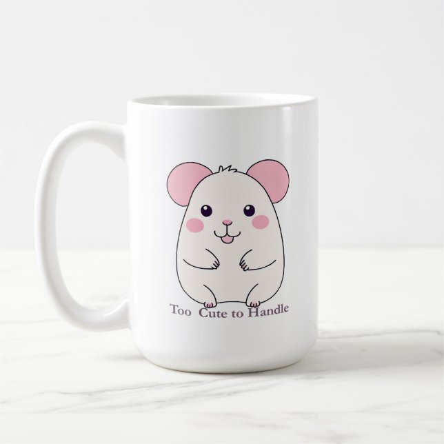 Mug Adorable Chubby Mouse (Gauche)
