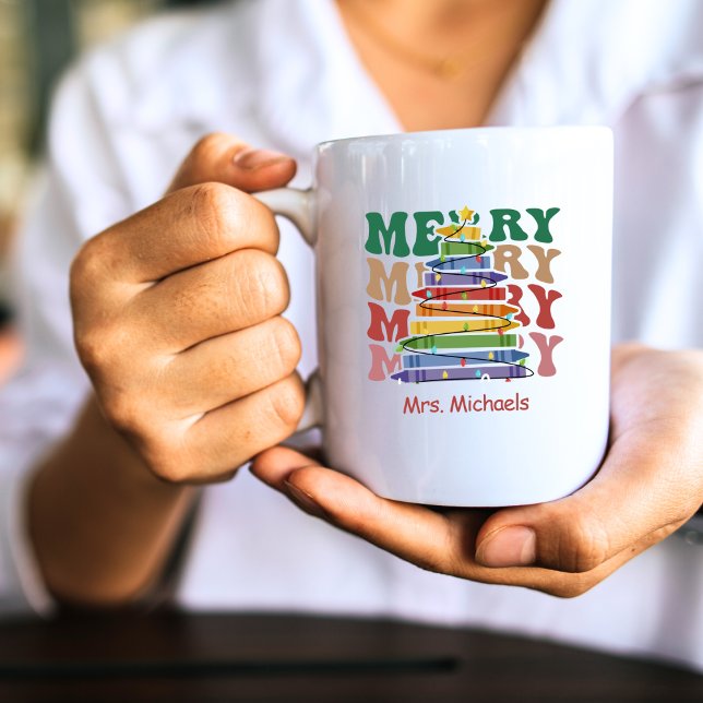 Mug Adorable enseignants Personnaliser Noël (Créateur téléchargé)