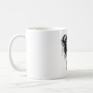 Mug Adorable Fille de Noël avec chatte - Idée cadeau m