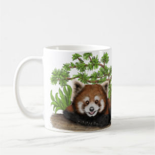 Mug Adorable J'Aime Les Panda Rouges