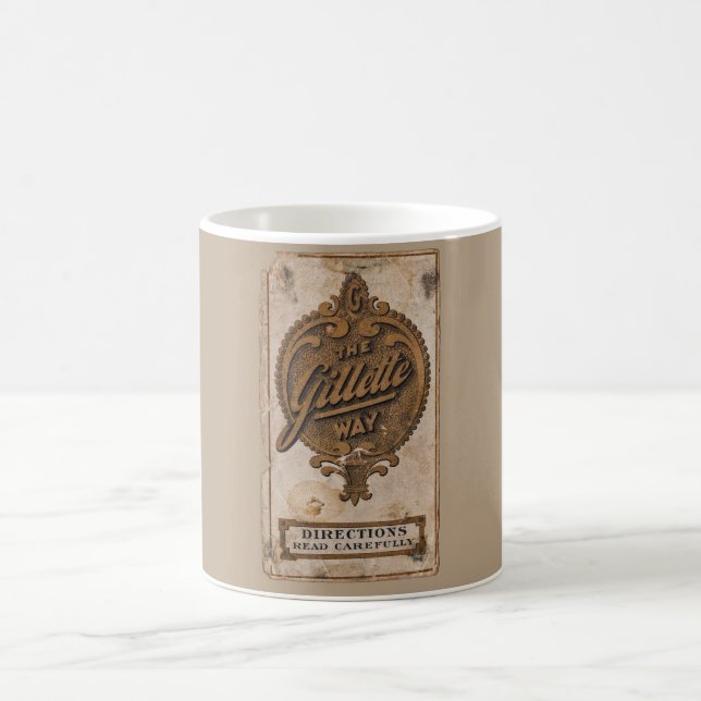 Mug adv vintages de rasoir (Centre)