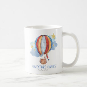 Mug Adventure Await Hot Air Balloon