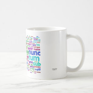 mug: aeneid 200 main words coffee mug