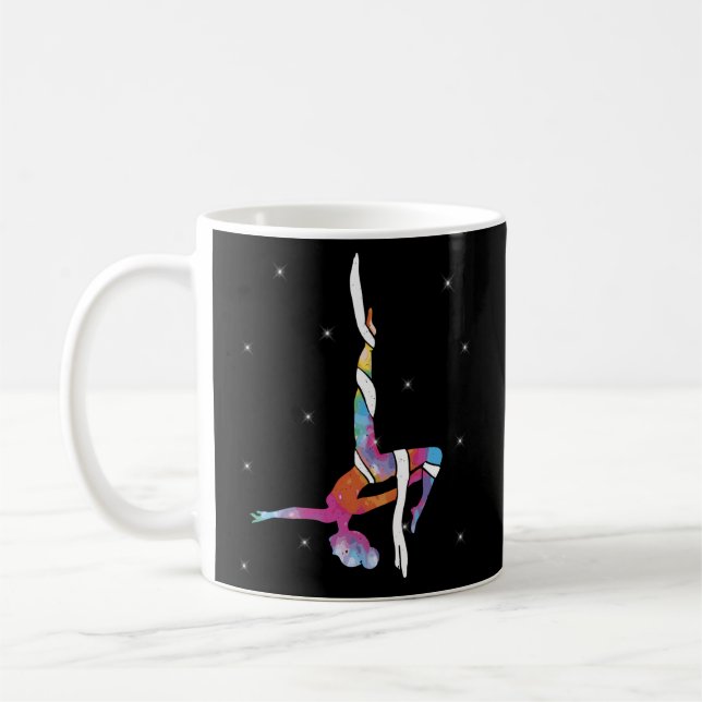 Mug Aérien - Yoga de soie aérienne - Aérienne soie Acr (Gauche)