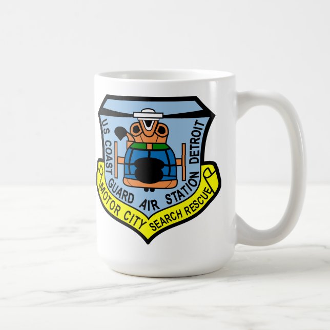 Mug Aéroport de la garde côtière Detroit (Droite)