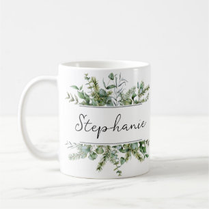 Mug Aesthétique de la verdure fraîche Personnaliser le