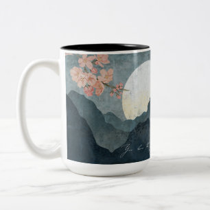Mug Aesthétique Nuit Lune Blanc