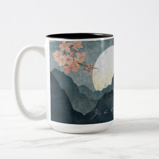 Mug Aesthétique Nuit Lune Blanc