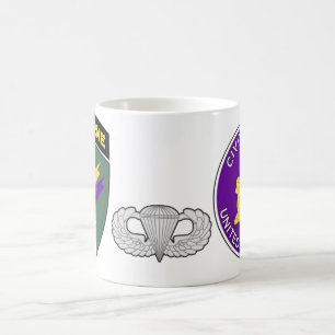 Mug Affaires civiles SSI aéroporté et emblème 1