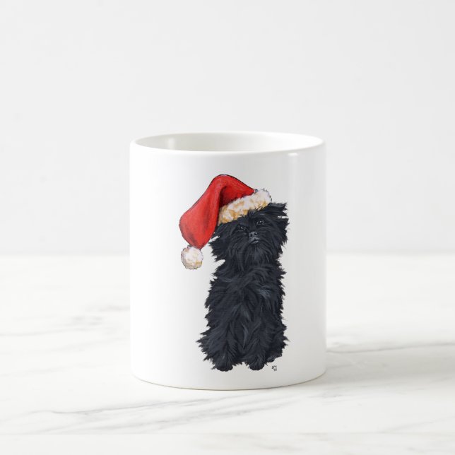 Mug Affenpinscher Noël (Centre)