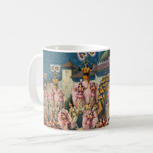 Mug Affiche De Cirque Des Danseurs Avant Le Roi Maure (Devant gauche)
