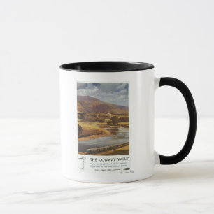 Mug Affiche de Conway Valley Scene British Railways