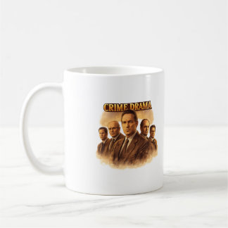 Mug Affiche de drame policier classique – Ensemble de 