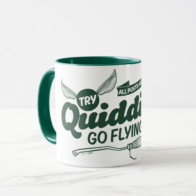 Mug Affiche de recrutement de QUIDDITCH™ (Devant gauche)
