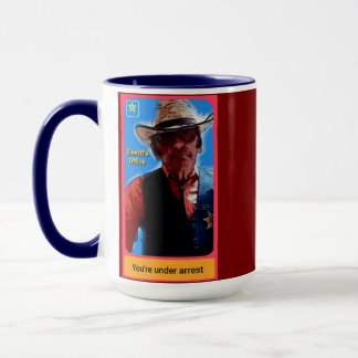 Mug Affiche de shérif, police divers, affiche d'art po
