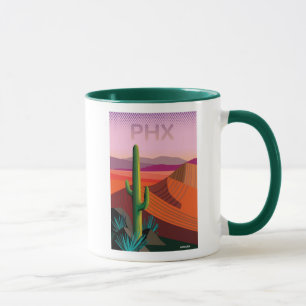 Mug Affiche de voyage de Phoenix Arizona