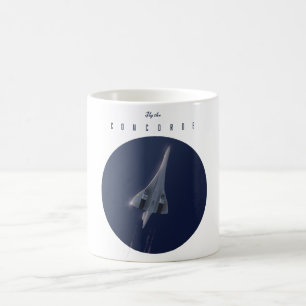 Mug Affiche de voyage Fly The Concorde