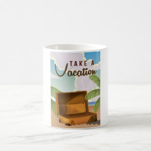 Mug Affiche de voyage vintage Take a Vacation