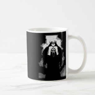 Mug Affiche d'horreur face à la peur Halloween