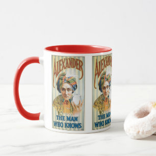 Mug Affiche Magique Vintage, Alexander, l'Homme Qui Sa