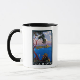 Mug Affiche promotionnelle de voyage de policier de