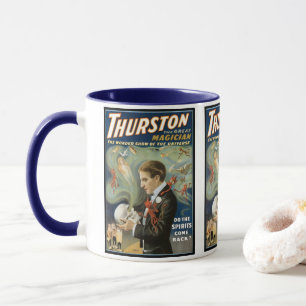 Mug Affiche vintage de magie, Thurston, le grand magic